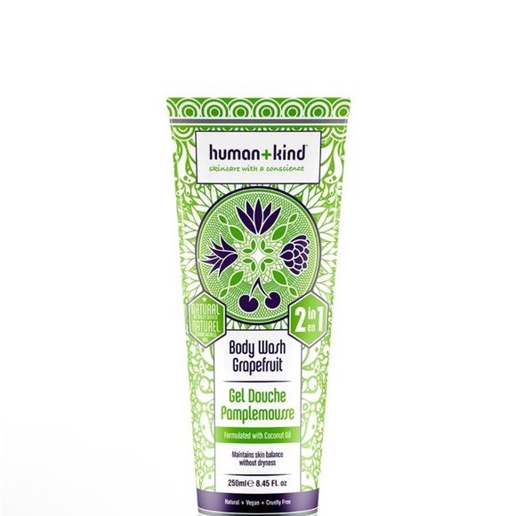 Human+Kind Grapefruit Body Wash 8.45oz New Maintain skin balance without dryness - Picture 2 of 6